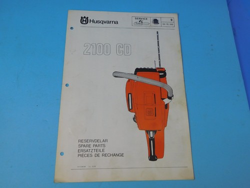 Oem husqvarna 2100 parts - 2100, cd