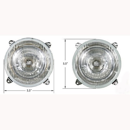 Pair headlights fits - pair, massey