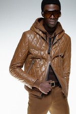 TOM FORD HOODED QUILTED PADDED