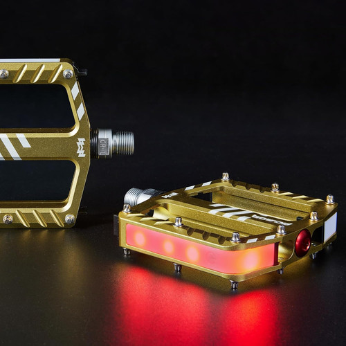 Pedali bici led - pedali, con