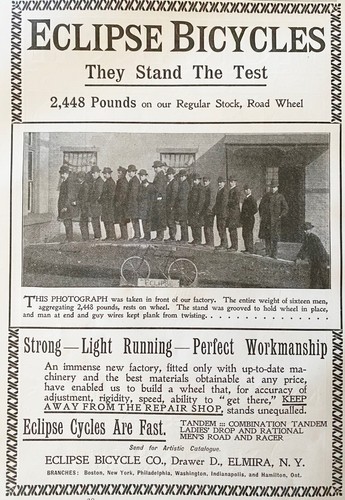 1896 eclipse bicycles vintage - 1896,