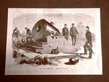 Guerra civile o di secessione in America nel 1864 Armi Un mortaio da bomba USA