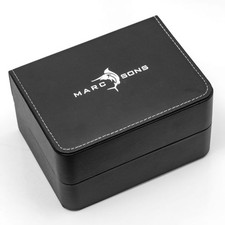 MARC & SONS SCATOLA PER OROLOGI COFANETTO PER OROLOGI CON SCATOLA WATCH BOX NUOVO