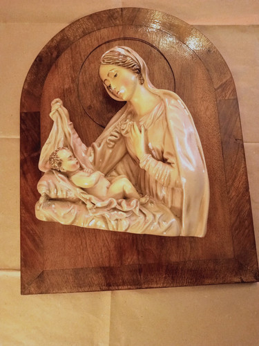 Antica scultura gesso - in,