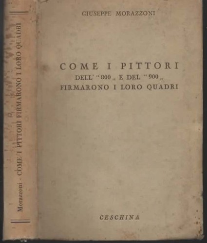 Libri morazzoni come pittori - libri,