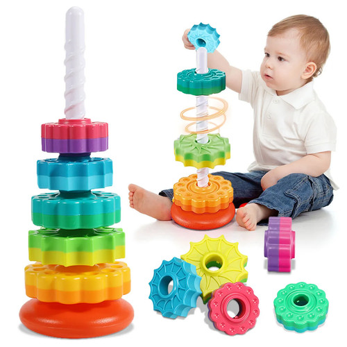 Torre arcobaleno montessori - arcobaleno,