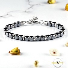 BRACCIALE UOMO EMATITE PIETRE