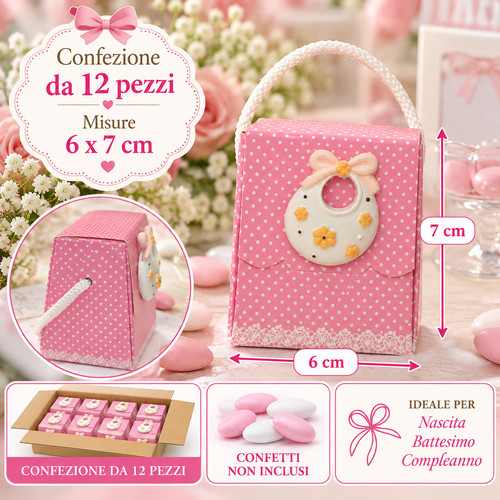 Set pezzi portaconfetti - 12,