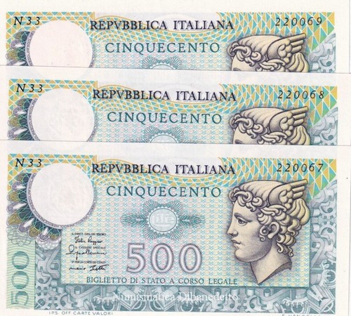 Repubblica lotto 3 banconote - -,