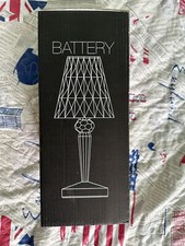 Kartell battery lamp crystal - battery,