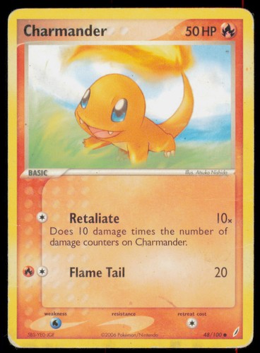 Charmander 100 common - 48/100,