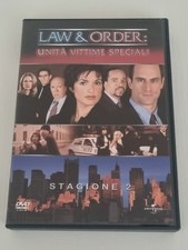Law & Order Unità vittime speciali DVD Stagione 2 Universal 21 episodi Law and