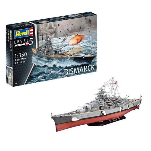 Bismarck 350 revell - 1:350,