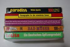 Lotto cinque film super 8 mm per adulti hard