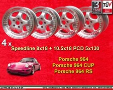 4 cerchi Speedline 8x18 ET55 +