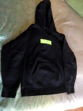 Supreme Box Logo Hoodie Black yellow fluo  SIZE M