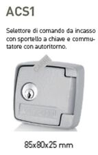 Selettore a chiave con sportello GAPOSA cod. ACS1