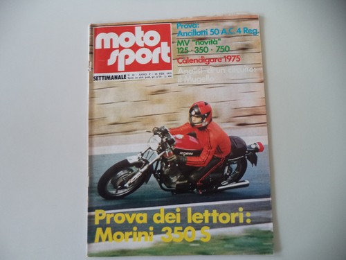 Motosport 1975 prova moto - motosport,