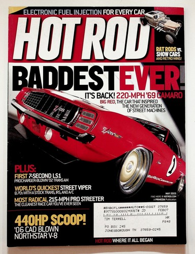 Hot rod magazine may 2005 - hot,