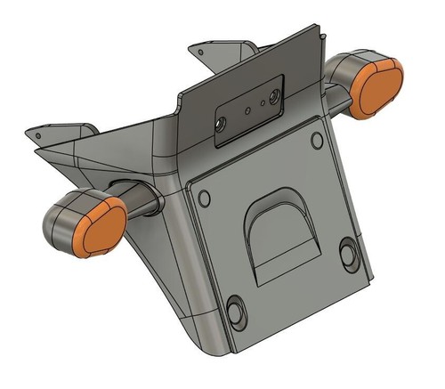 Rear fender bavette - -,