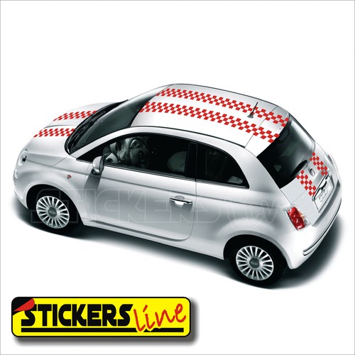 Adesivi fiat 500 - adesivi, fasce