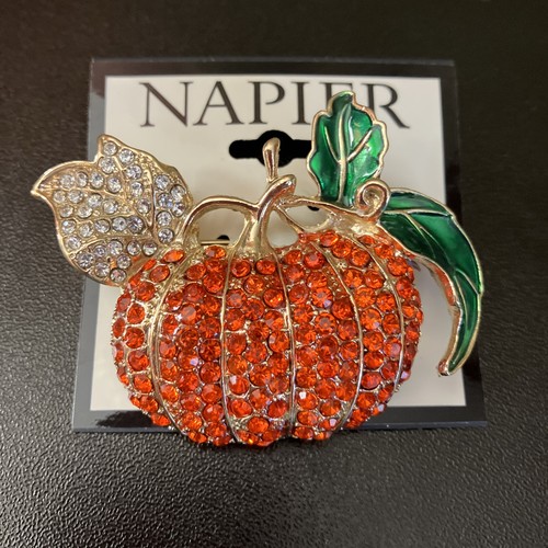 Spilla zucca napier tono oro - zucca,