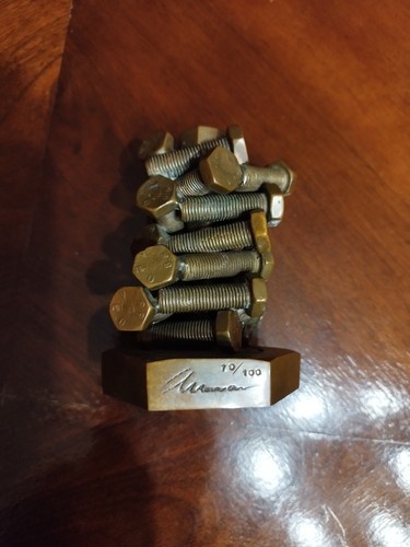 Scultura bronzo firmata arman - scultura,
