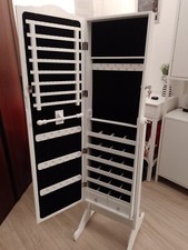 Specchiera bianca portagioie, ottimo stato!