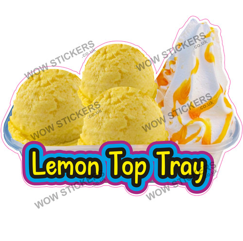 Adesivo furgone gelato - adesivo, lemon
