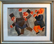 FRANZ BORGHESE OLIO SU TELA  CON CORNICE 40x30