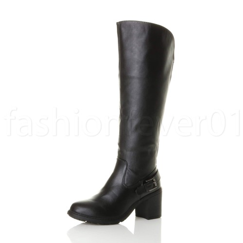 Womens ladies mid high heel - ladies,
