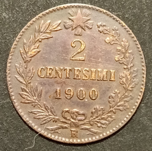 Centesimi lire valore 1900 - 2,