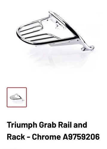 Triumph grab rail rack - grab, &