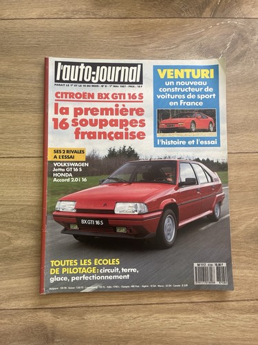 Auto journal 1 mai 1987 - l'auto-journal,