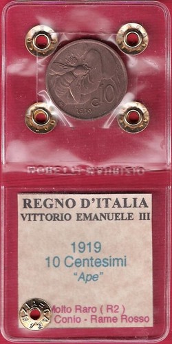 Centesimi 1919 ape fdc - ,