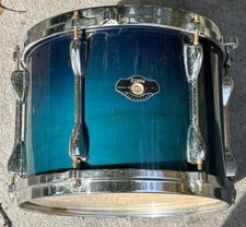 Tama Superstar Hyperdrive 12" Tom Drum Trans Blu Indossato