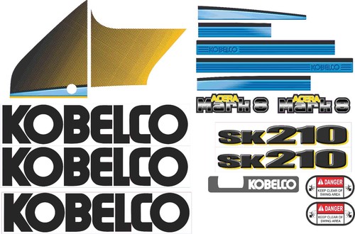 Kit decalcomania escavatore