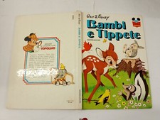IMPARO A LEGGERE CON TOPOLINO BAMBI E TIPPETE PRIMA EDIZIONE MONDADORI 1977