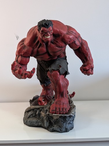 Sideshow red hulk - red, premium