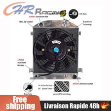 3 ROWS Aluminum Radiator & 16"