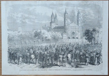 Stampa antica 1859 Vercelli