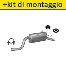 Silenziatore Marmitta Posteriore+ per LANCIA MUSA YPSILON 1.4 95HP 2003-