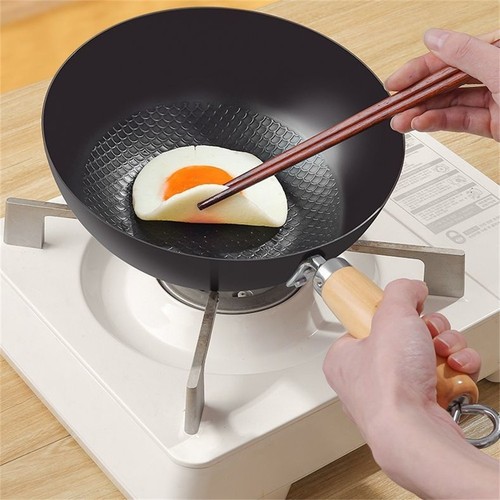 Per wok fondo piatto - wok, 18cm