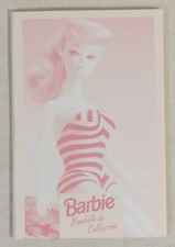 BARBIE BAMBOLE DA COLLEZIONE Opuscolo con 8 cartoline 35° Anniversary Barbie !!