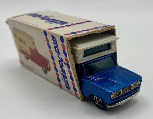 Camping car bleu métal - bleu, au