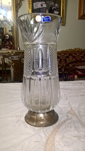 Portafiori cristallo con - in,