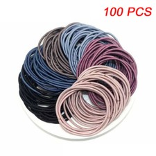 100 Pezzi Di Alta Qualità Elastico Per Capelli Elastico Corda Anello Coda Di ☆