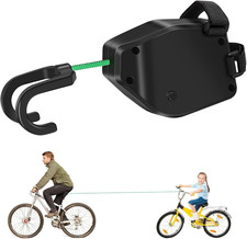 Traino Bici Bambino, 2.5M Cavo Di Traino Retrattile per Bici, Corda Di Traino pe