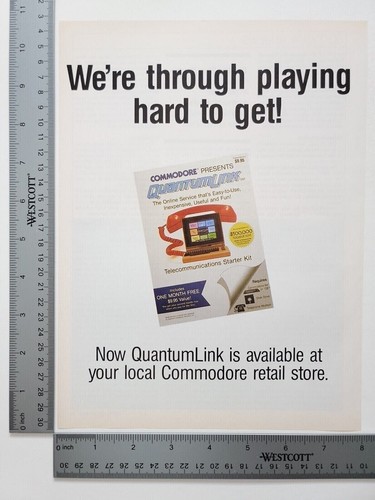 Quantumlink vintage computer - quantumlink,