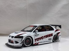 Modellino auto Jada 1/18 2003 Mitsubishi Lancer Evolution Viii bianco Toyo raro 